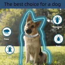 1pc Dog Calming Collar, No Chemical Additives Or Insecticides, Lasting Effect For 8 Months, Adjustable Size Suitable For Small, Medium And Large Dogs, Waterproof Dog Collar | Adjustable Collar | Dog Collar | Cat Collar | Dog Accessories