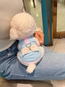 1pc Spring/Summer Pet Clothes, Cute Floral Breathable Harness Vest For Small Dogs & Cats, Poodle Puppy Kitten Apparel