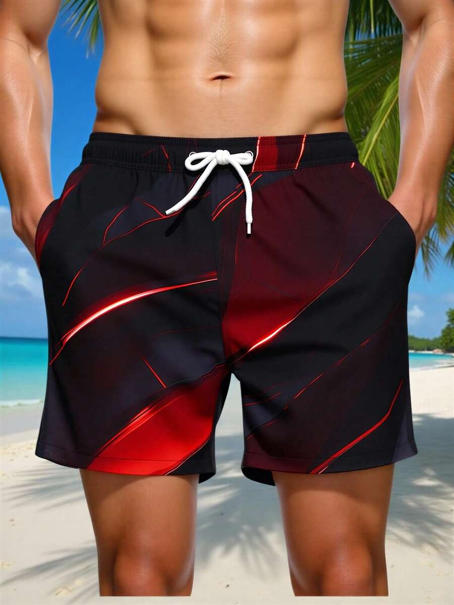 Naviga Muški šorts za plažu za plivanje sa printom morske zvezde