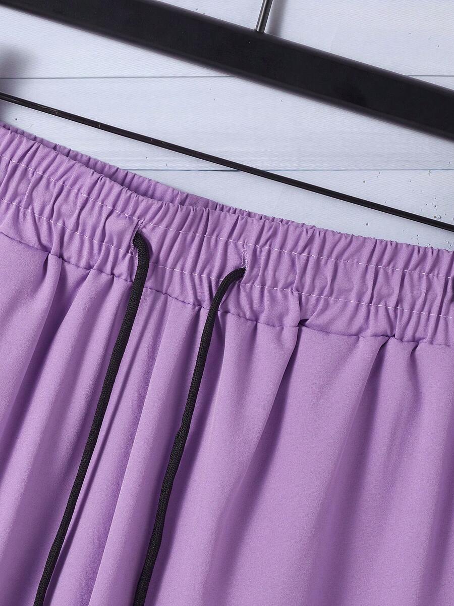 Muški set majica sa ombre efektom, okruglim izrezom, kratkim rukavima i širokim krojem