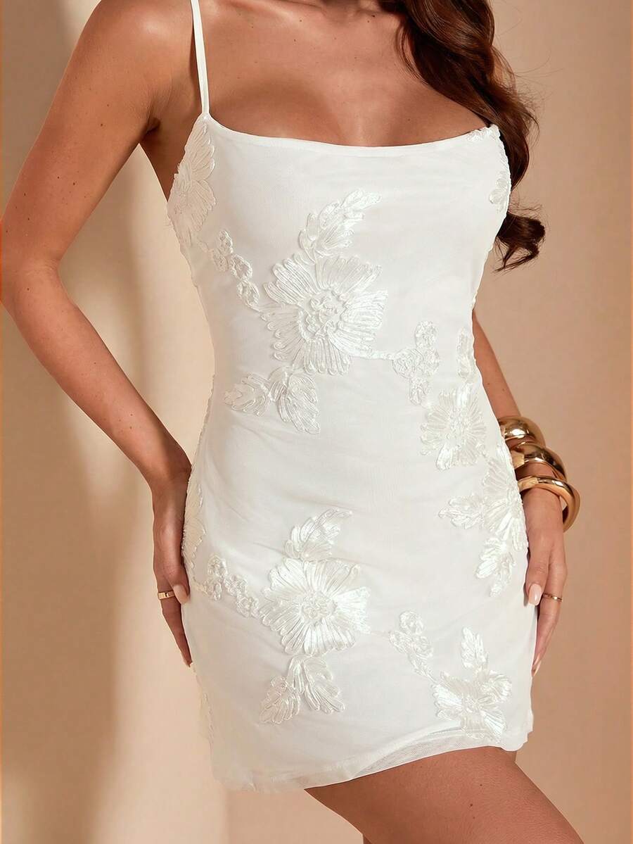 Bodycon Haljina bez Leđa sa Šljokicama