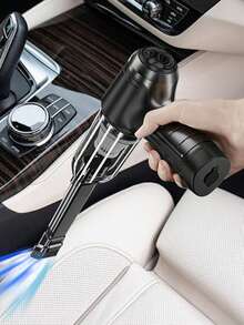 3-In-1 Car Vacuum Cleaner, Strong Suction Portable Cordless Vacuum Cleaner For Dry & Wet Use, 2400mAh