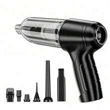 3-In-1 Car Vacuum Cleaner, Strong Suction Portable Cordless Vacuum Cleaner For Dry & Wet Use, 2400mAh