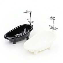 1pc Realistic Reptile & Small Pet Bath Tub, Suitable For Hamsters, Lizards, Turtles, Parrots And Birds, Aquarium And Cage Decor And Cleaning Accessory