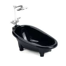 1pc Realistic Reptile & Small Pet Bath Tub, Suitable For Hamsters, Lizards, Turtles, Parrots And Birds, Aquarium And Cage Decor And Cleaning Accessory
