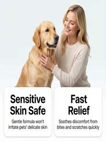 Pet Care Soothing Gel, Cleans And Protects Skin For Cats And Dogs, Gentle Formula Relieves Redness And Itchiness, Random Delivery Of New And Old Versions