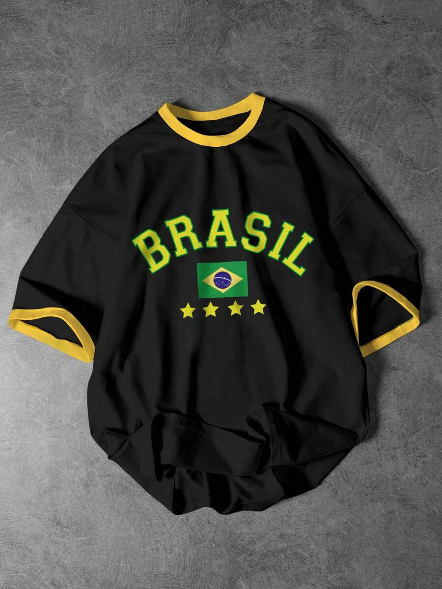 Muška  Brazil fudbalska majica kratkih rukava