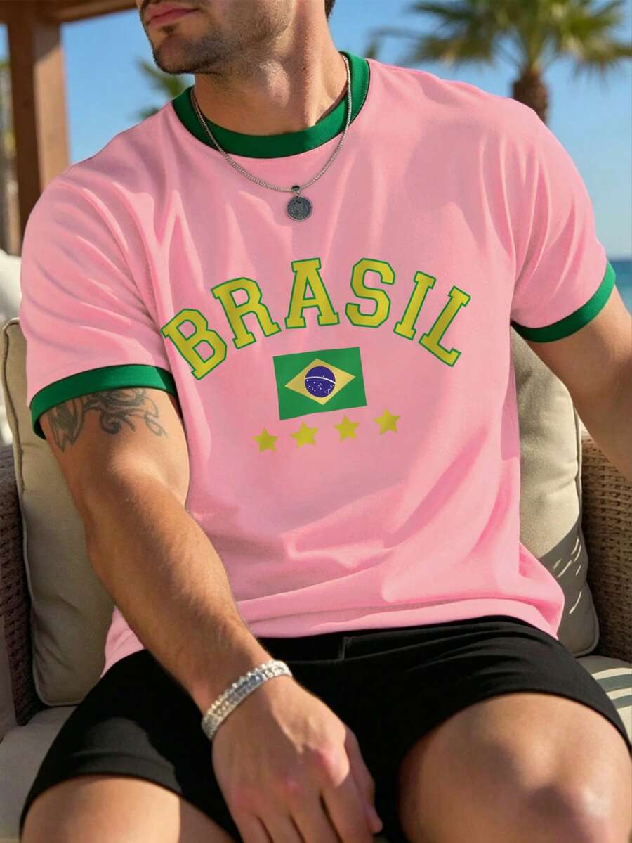 Muška  Brazil fudbalska majica kratkih rukava