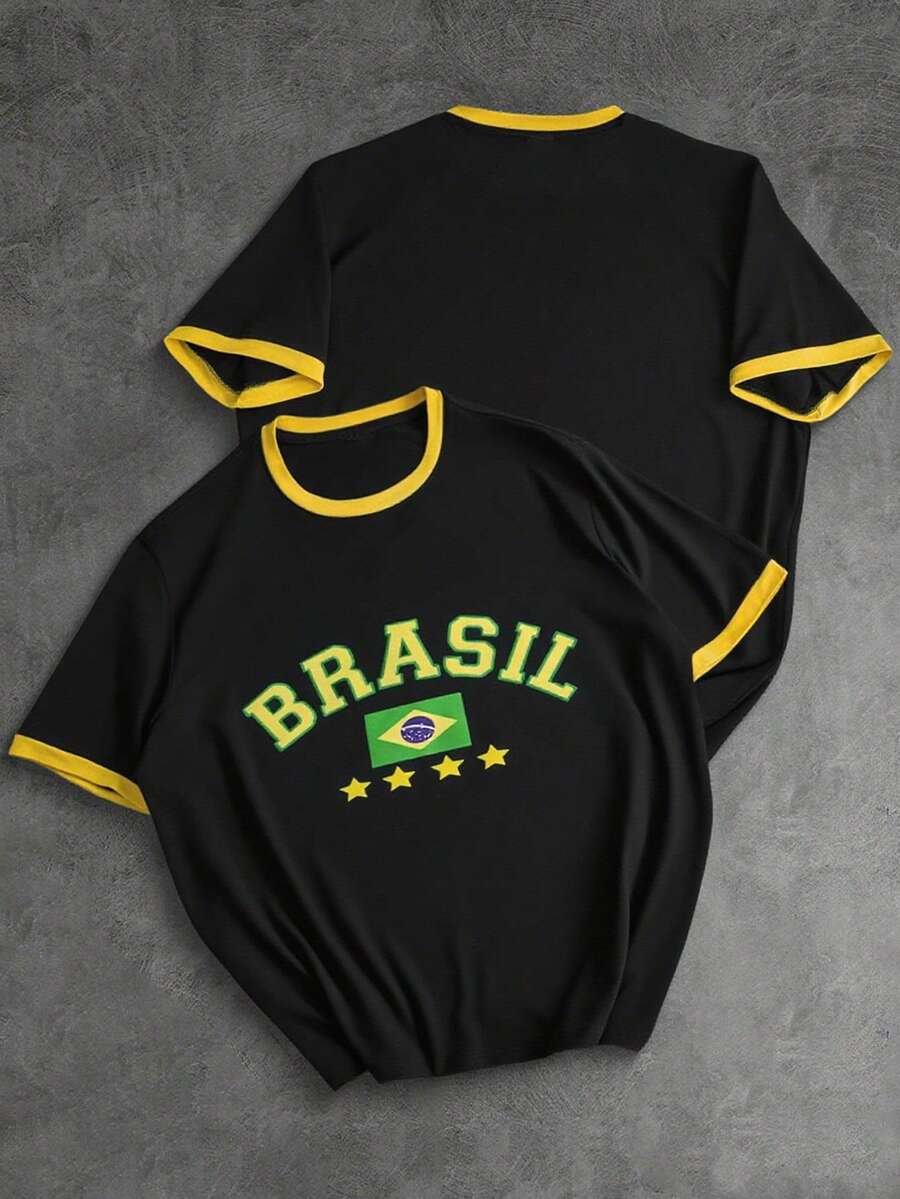 Muška  Brazil fudbalska majica kratkih rukava