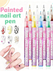 Set olovaka za nail art u 12 boja, markeri za nokte