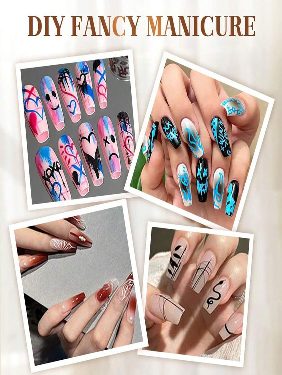 Set olovaka za nail art u 12 boja, markeri za nokte
