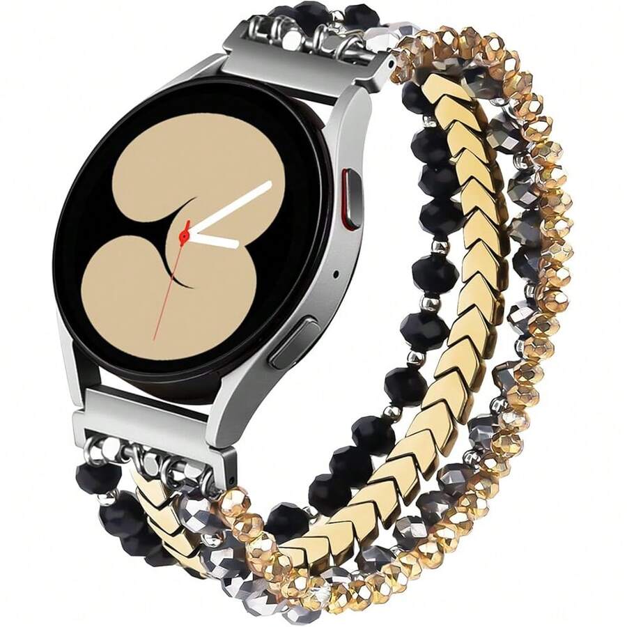 20mm elastična narukvica za sat kompatibilna sa Samsung Galaxy Watch 6 4 Classic, Galaxy Watch 5Pro 45mm/ Watch 4 Classic 42mm 46mm, Galaxy Watch 3 41mm, Galaxy Active2,
