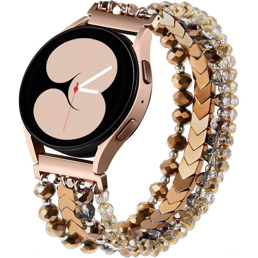 20mm elastična narukvica za sat kompatibilna sa Samsung Galaxy Watch 6 4 Classic, Galaxy Watch 5Pro 45mm/ Watch 4 Classic 42mm 46mm, Galaxy Watch 3 41mm, Galaxy Active2,