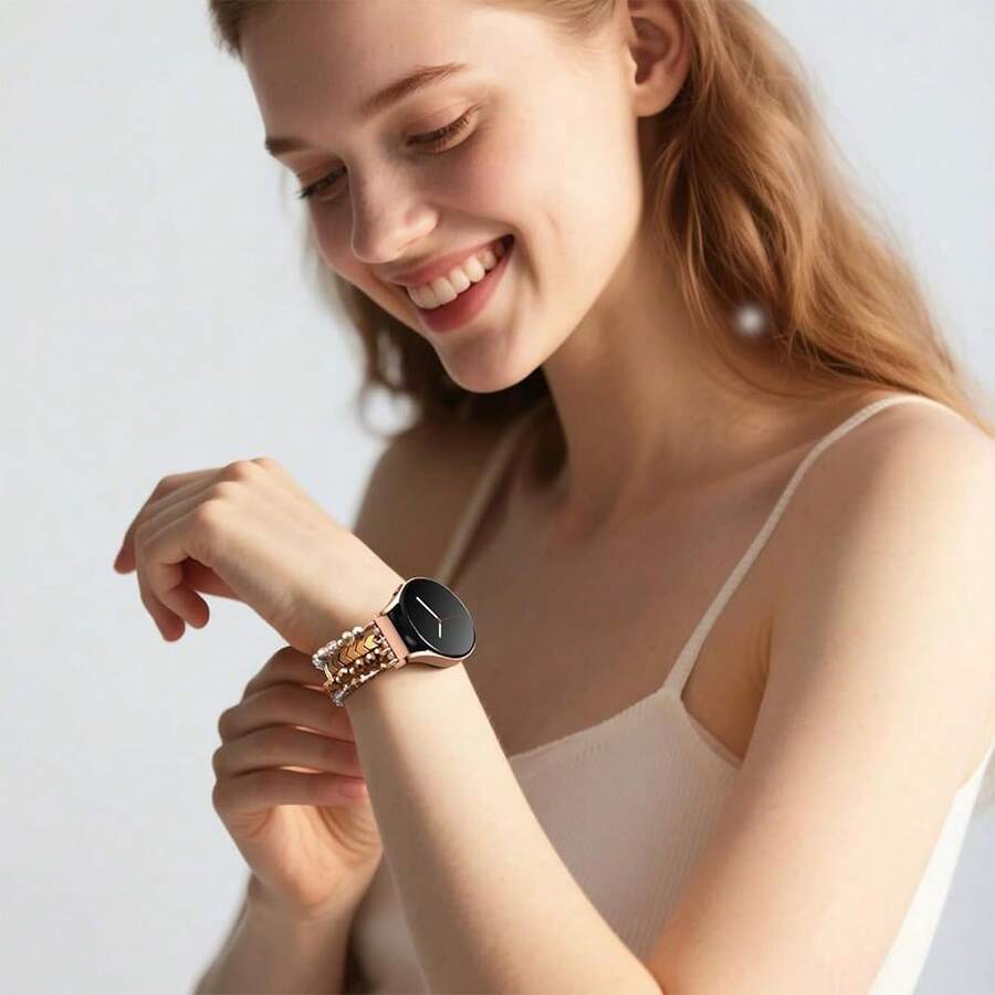 20mm elastična narukvica za sat kompatibilna sa Samsung Galaxy Watch 6 4 Classic, Galaxy Watch 5Pro 45mm/ Watch 4 Classic 42mm 46mm, Galaxy Watch 3 41mm, Galaxy Active2,