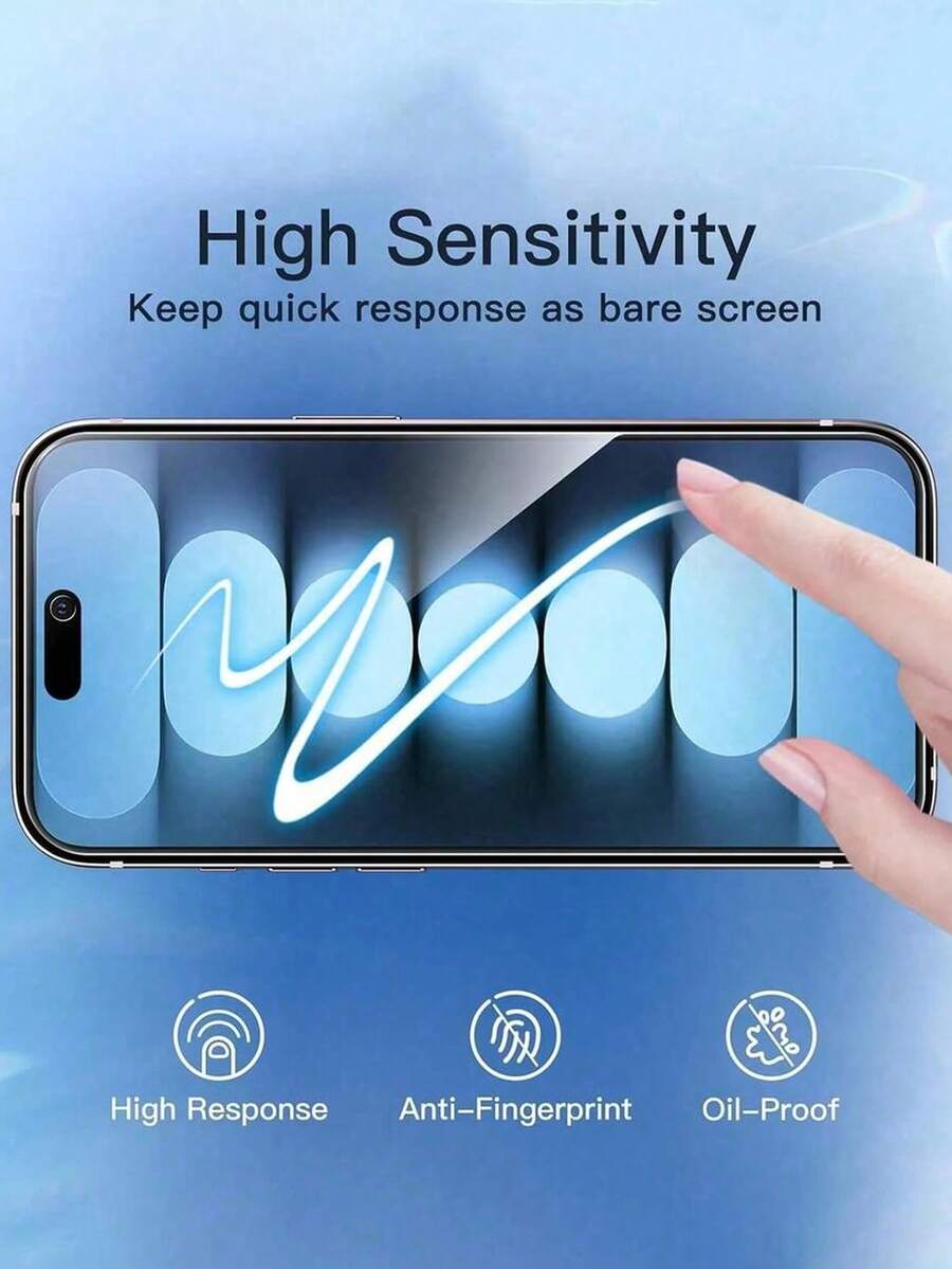 Pakovanje od 3 ultra izdržljiva HD kaljena stakla za zaštitu celog ekrana, kompatibilna sa iPhone 18 Pro/18 Pro Max/17/17Pro/17Air/17Pro Max, 16/16Pro/16Plus/16Pro Max, 15/15Plus/15Pro/15Pro Max, 14/14Plus/14Pro/14Pro Max/13/13Pro/13Pro Max/12/11/11Pro/11