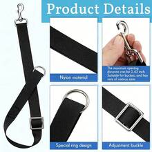 1pc Adjustable Barn Door Latch, Simple Ranch Gate Clasp, Single Loop Rope Buckle, Suitable For Horse Stall And Livestock Enclosure Safety Clasp Accessory, Applicable To Toilet Rope Hooks, Hay Nets, Water Buckets, Outdoor Feeders