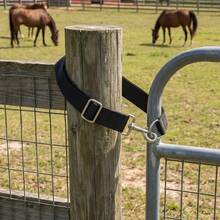 1pc Adjustable Barn Door Latch, Simple Ranch Gate Clasp, Single Loop Rope Buckle, Suitable For Horse Stall And Livestock Enclosure Safety Clasp Accessory, Applicable To Toilet Rope Hooks, Hay Nets, Water Buckets, Outdoor Feeders