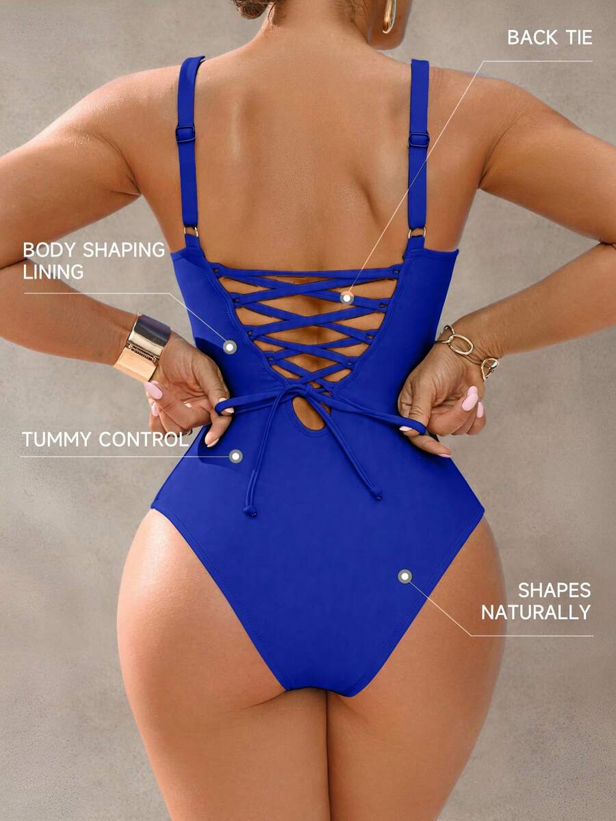Shapewave Ženski kupaćii kostim sa kontrolom stomaka elegantan i ležeran