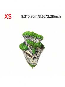Floating Aquarium Landscape Stone Decor Artificial Fake Mountain Rock Hiding Cave Fish Tank Ornament Realistic Scenery Aquascape Supplies Creative Hidden Shelter Decoration