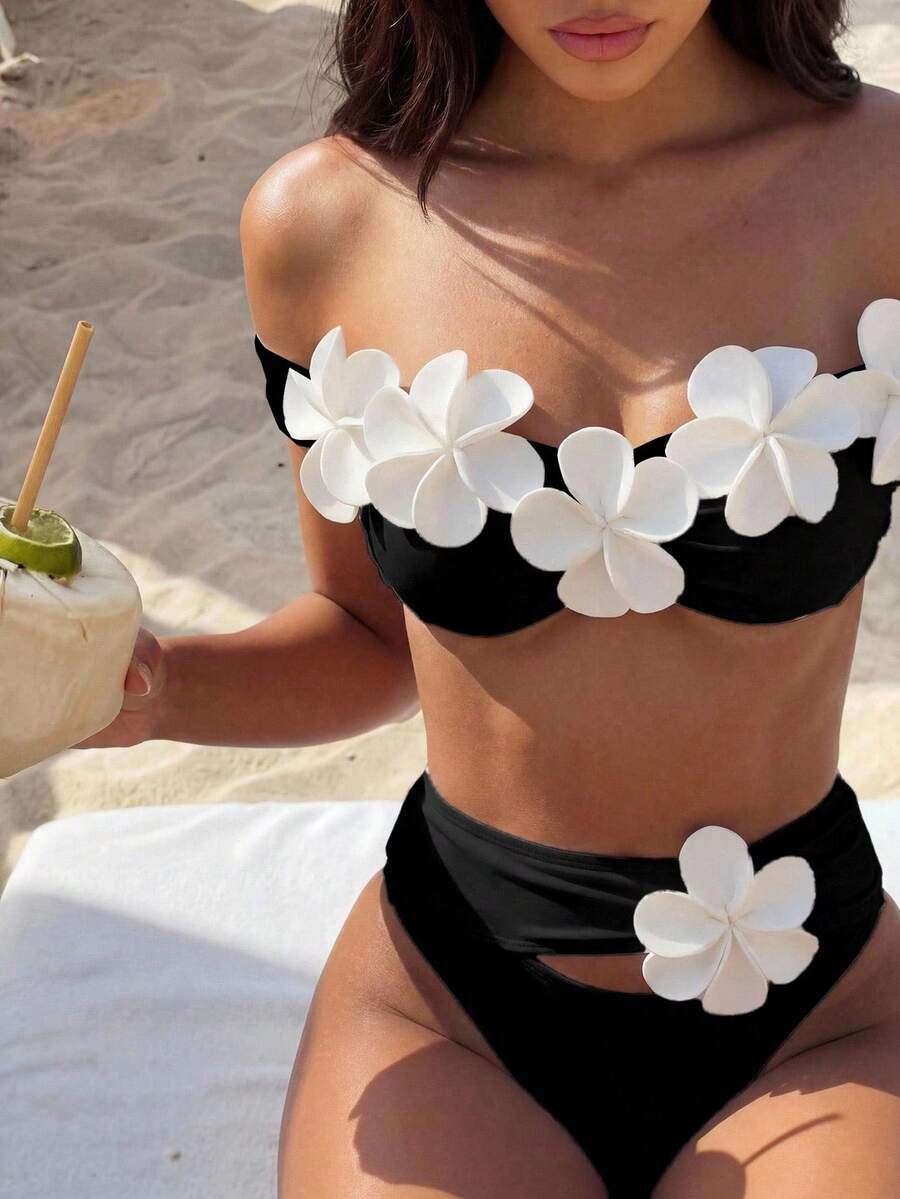 Cvetni 3D Bikini Set, Seksi