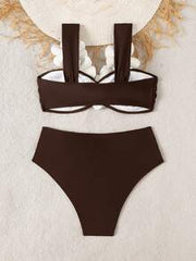 Bonvoyette Knitted 2-Piece Bikini Swimwear