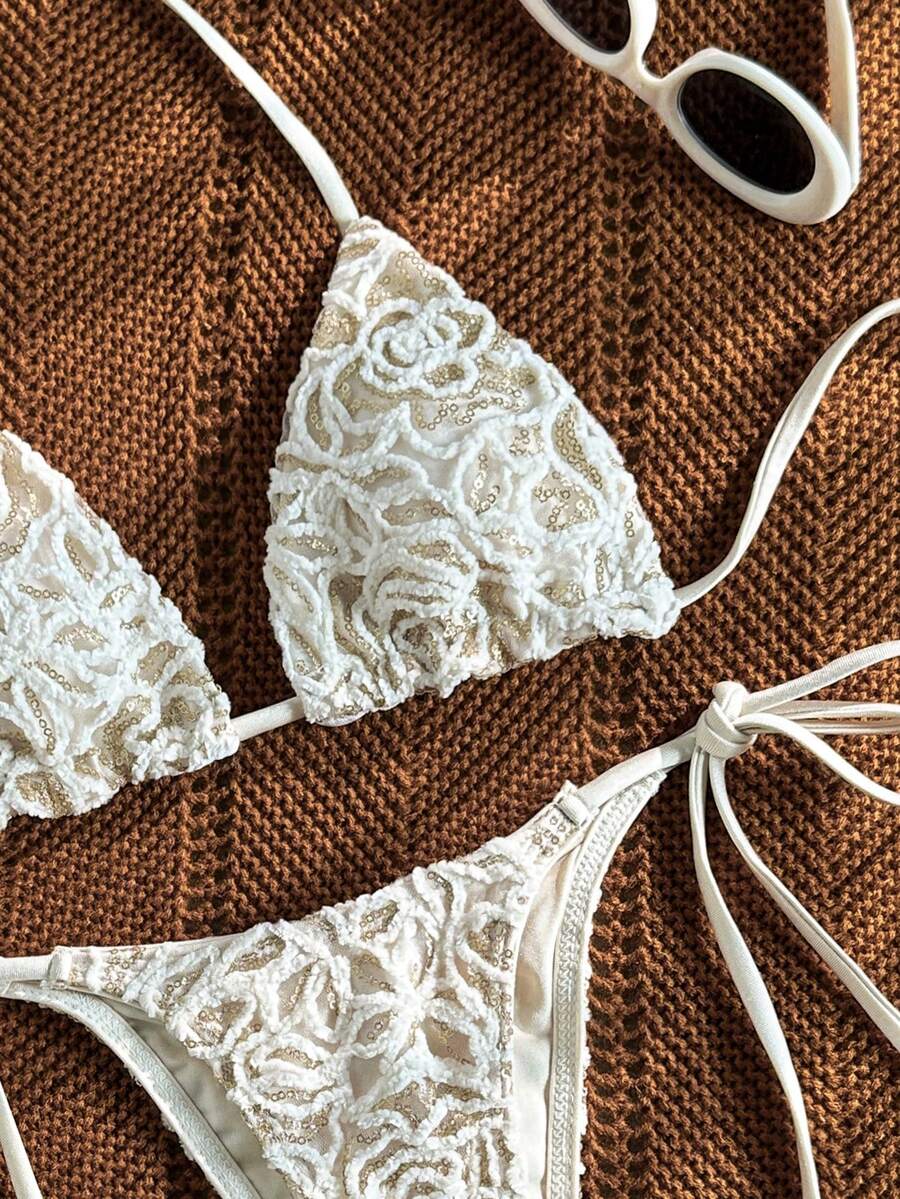 Moderan Seksi Bikini Set sa Šljokicama