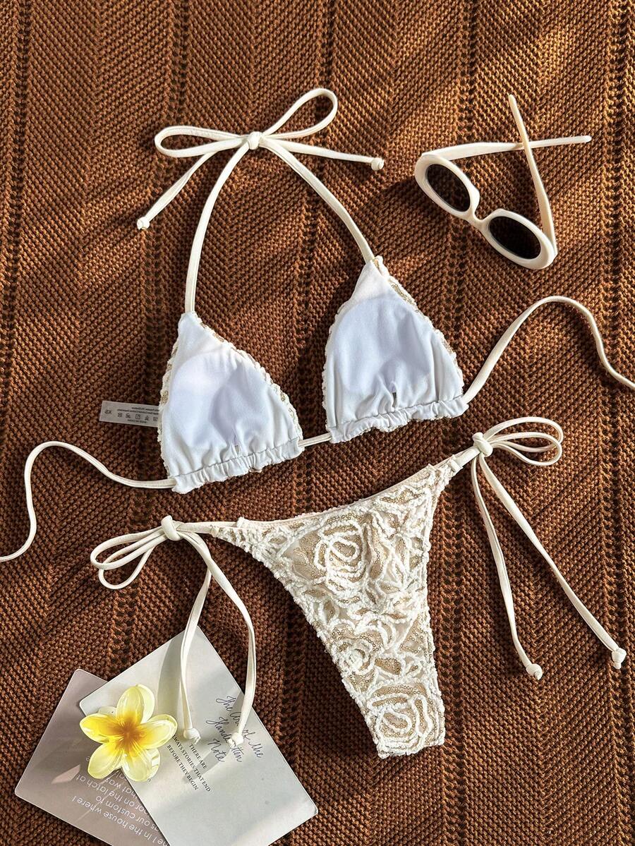 Moderan Seksi Bikini Set sa Šljokicama