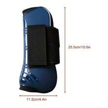 High Elastic Breathable Horse Leg Protectors, Shock-Absorbing & Wear-Resistant PU Riding Boots, Battery-Free Equestrian Gear Providing Comprehensive Leg Protection For Horses, Balancing Quality, Durability And Comfort For Safer And More Relaxed Riding