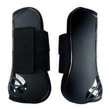 High Elastic Breathable Horse Leg Protectors, Shock-Absorbing & Wear-Resistant PU Riding Boots, Battery-Free Equestrian Gear Providing Comprehensive Leg Protection For Horses, Balancing Quality, Durability And Comfort For Safer And More Relaxed Riding