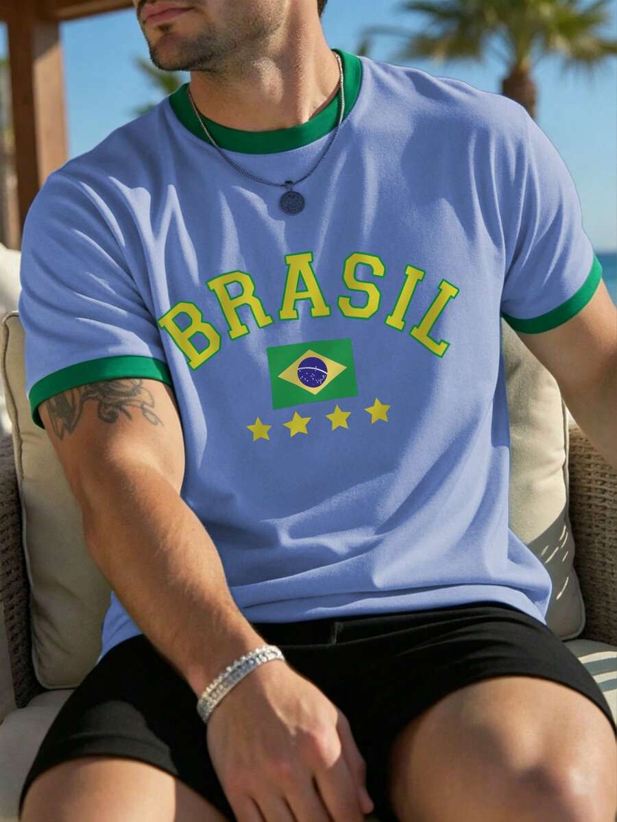 Muška  Brazil fudbalska majica kratkih rukava