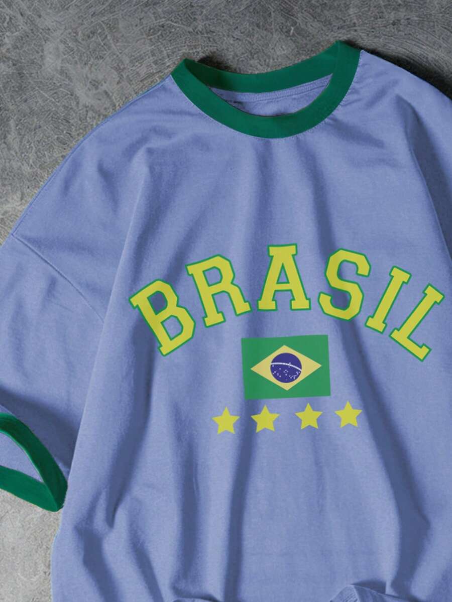 Muška  Brazil fudbalska majica kratkih rukava