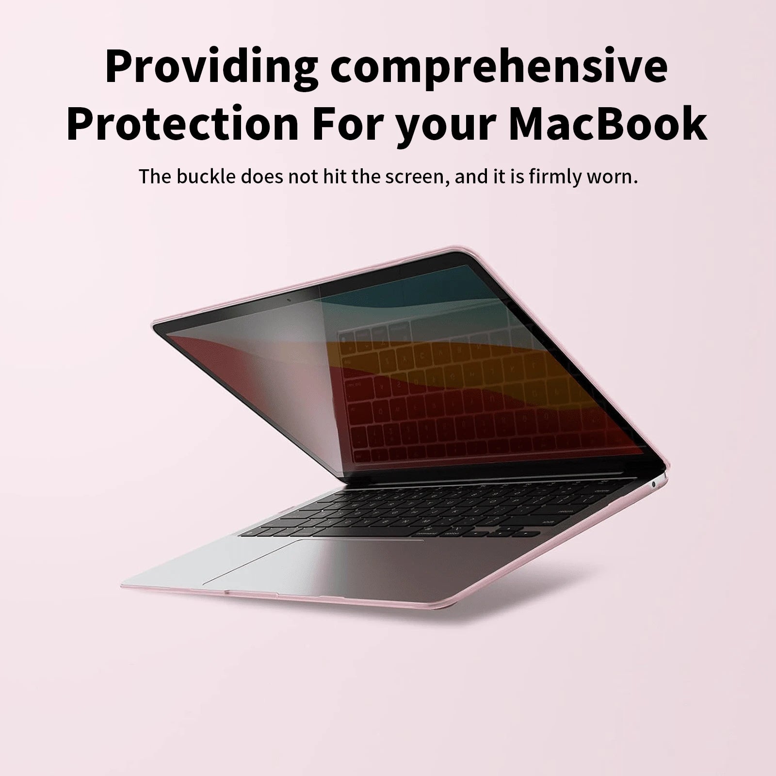 Prozirna zaštitna futrola za laptop sa mašnom, kompatibilna sa Apple notebook računarima