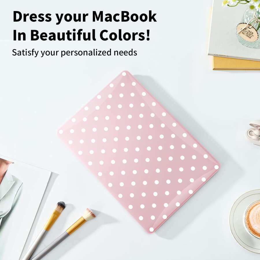 Prozirna zaštitna futrola za laptop sa mašnom, kompatibilna sa Apple notebook računarima