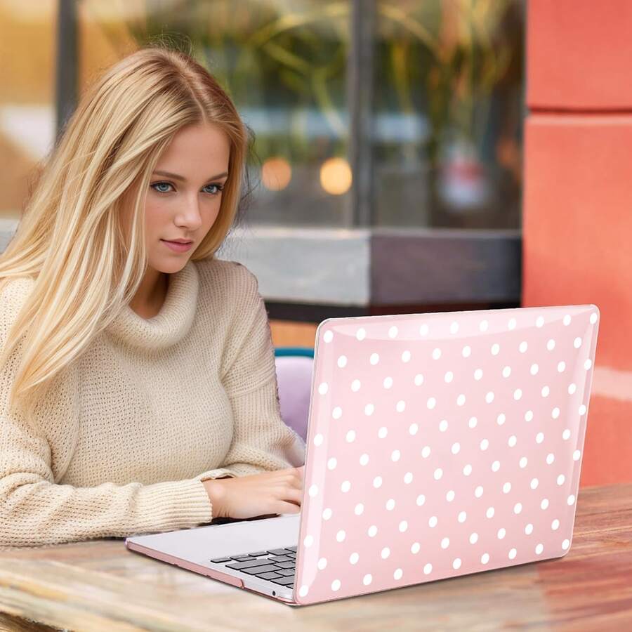 Prozirna zaštitna futrola za laptop sa mašnom, kompatibilna sa Apple notebook računarima