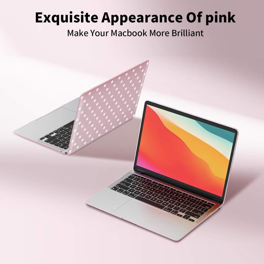 Prozirna zaštitna futrola za laptop sa mašnom, kompatibilna sa Apple notebook računarima