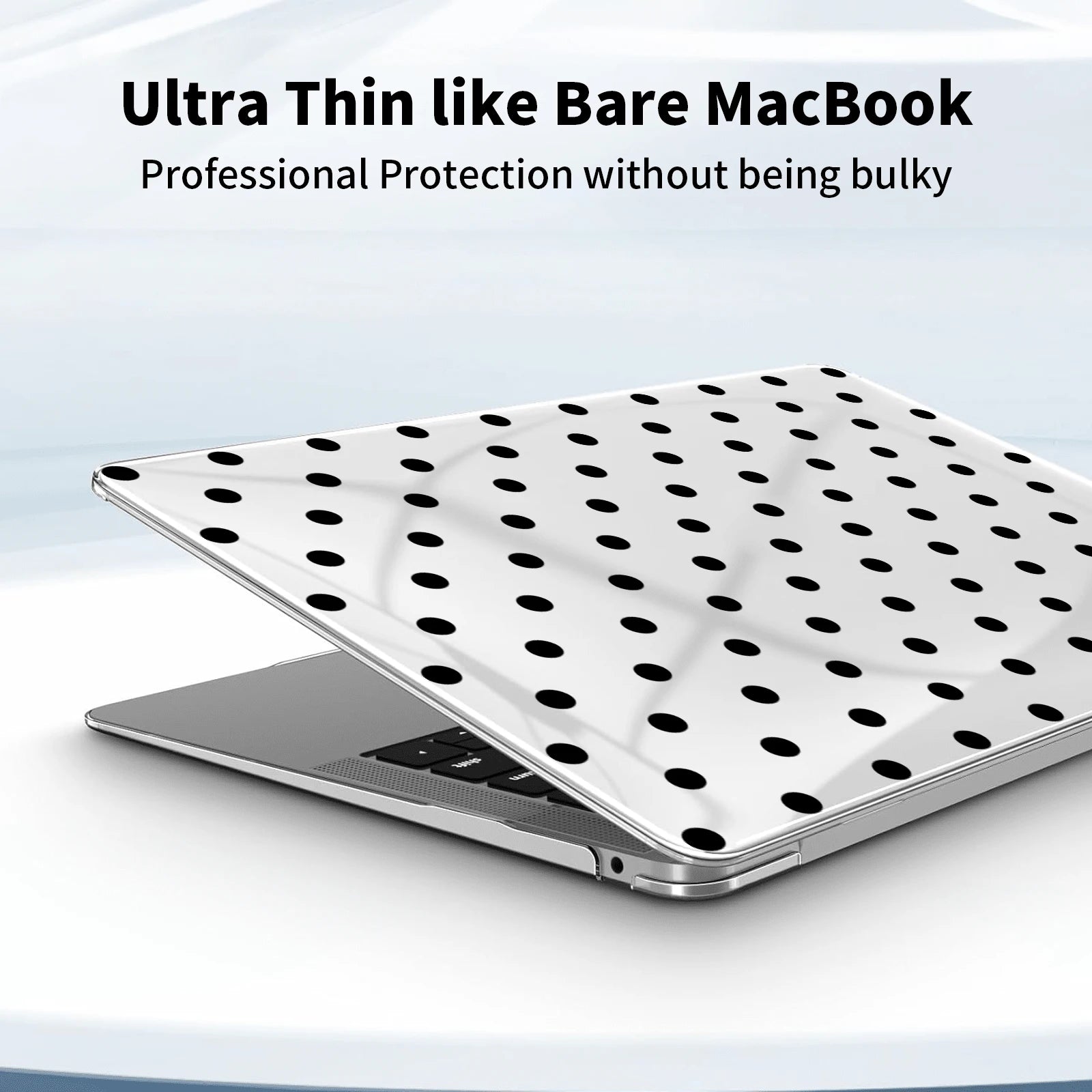 Prozirna zaštitna futrola za laptop sa mašnom, kompatibilna sa Apple notebook računarima