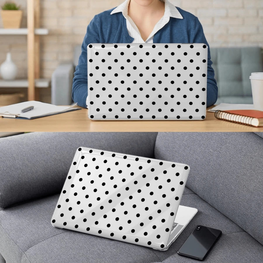 Prozirna zaštitna futrola za laptop sa mašnom, kompatibilna sa Apple notebook računarima