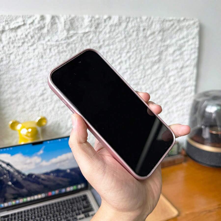 Magnetna metalik maska za telefon sa bežičnim punjenjem, od mekog silikona, ultra tanka mat