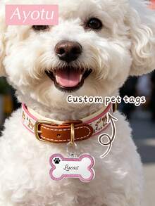 Ayotu Personalized Shiny Pet Dog Identification Tags