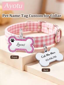 Ayotu Personalized Shiny Pet Dog Identification Tags