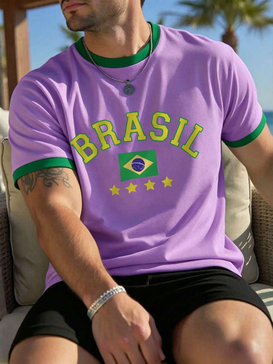 Muška  Brazil fudbalska majica kratkih rukava