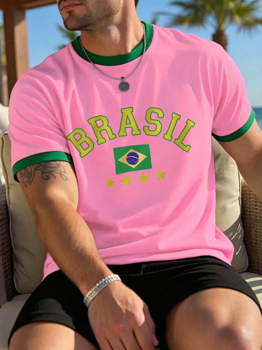 Muška  Brazil fudbalska majica kratkih rukava