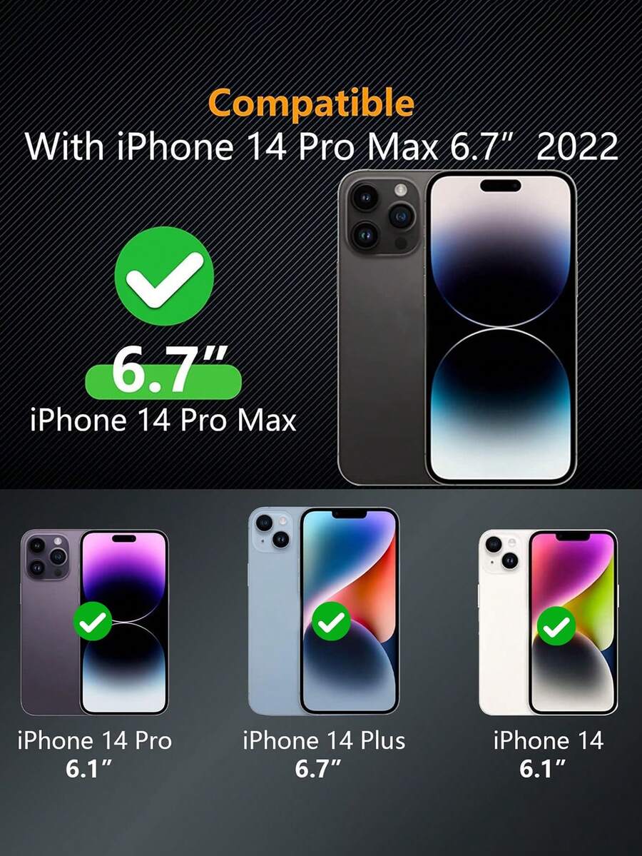 3 kom - Esencijalna zaštitna folija za ekran za 16promax, 16, 16pro, 16plus, 14 Pro Max 6.7, 17, 17 Pro, 17 Pro Max, 17 Air i druge modele, visokokvalitetna 9H+ keramička folija