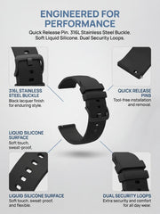 20mm silikonski kaiš za Active/ GTS 4 Mini/2 2E 3, pogodan za GTR Mini/ Active Band, 20mm univerzalni