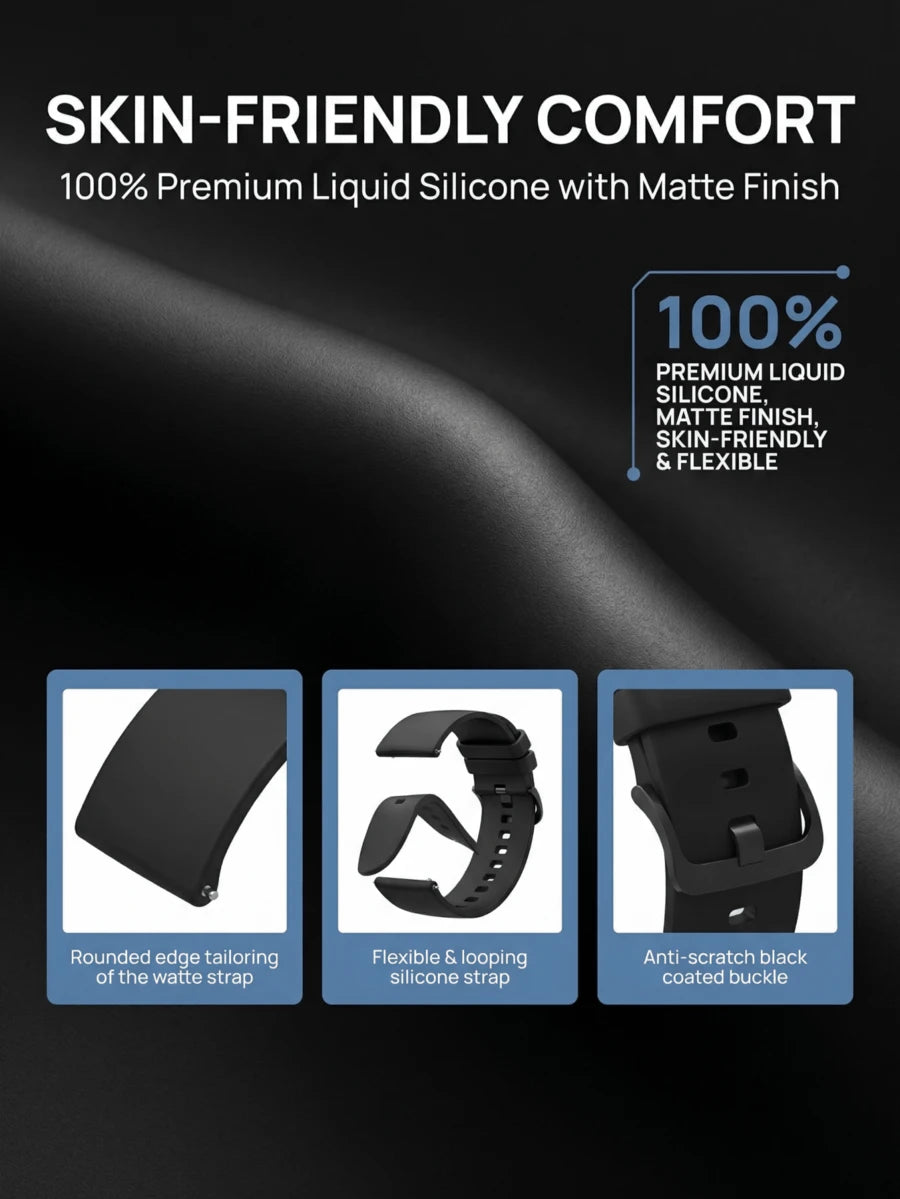 20mm silikonski kaiš za Active/ GTS 4 Mini/2 2E 3, pogodan za GTR Mini/ Active Band, 20mm univerzalni