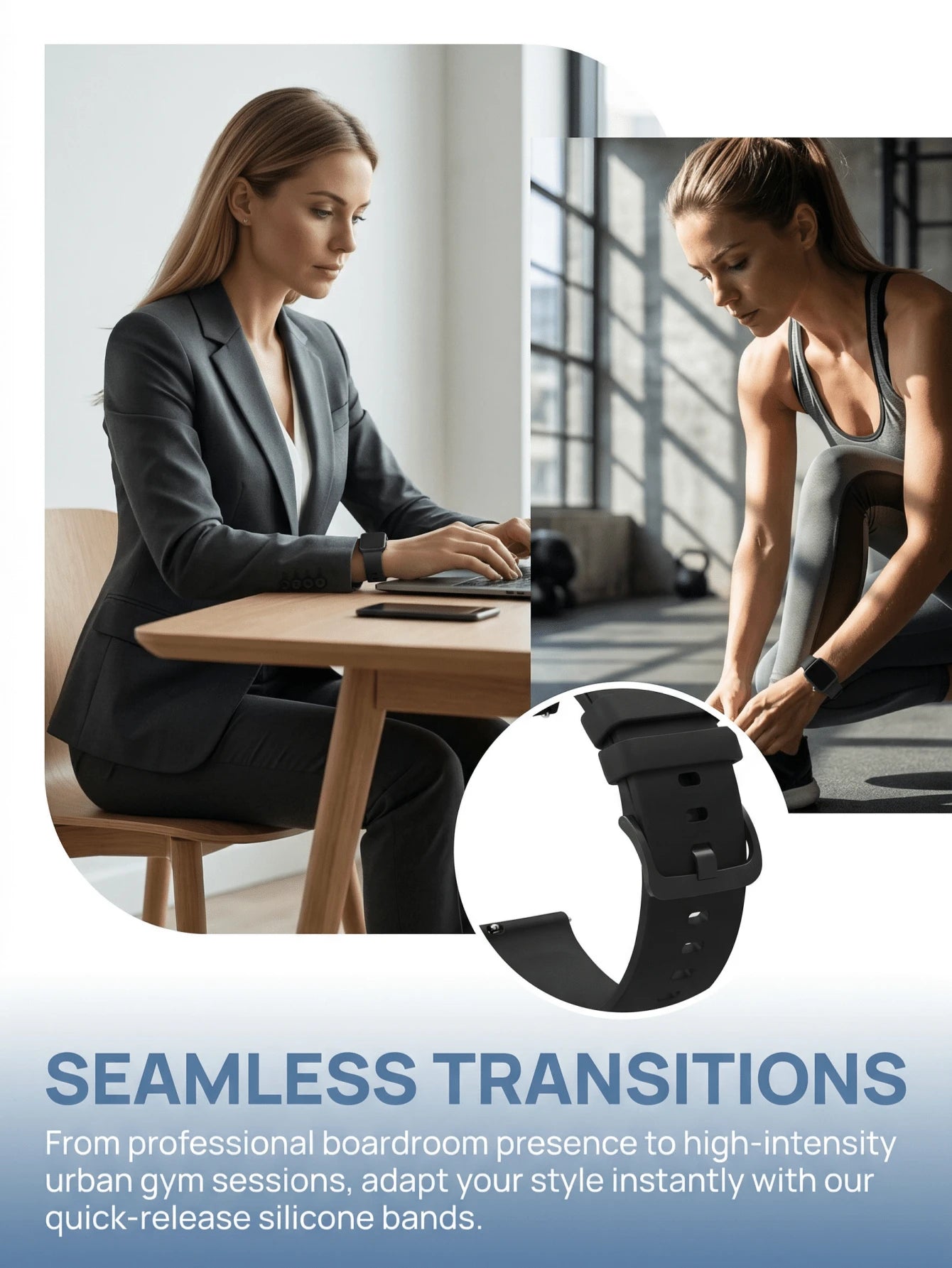 20mm silikonski kaiš za Active/ GTS 4 Mini/2 2E 3, pogodan za GTR Mini/ Active Band, 20mm univerzalni