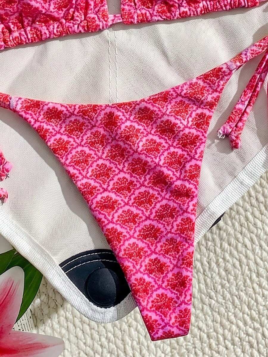 Ženski Bikini Set sa Halter Krojem i Dekoracijom od Kristala