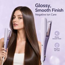 30-Second Quick Heating Curling Iron, 3-Minute Long-Lasting Curls, Professional Curling Wand With LCD Display