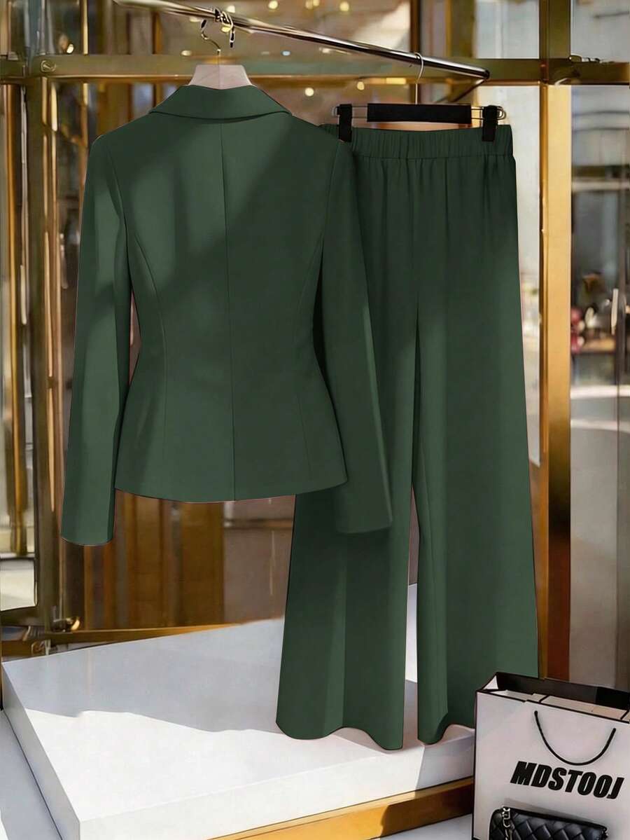 Elegantni ženski set od 2 komada za proleće, šik pantalone