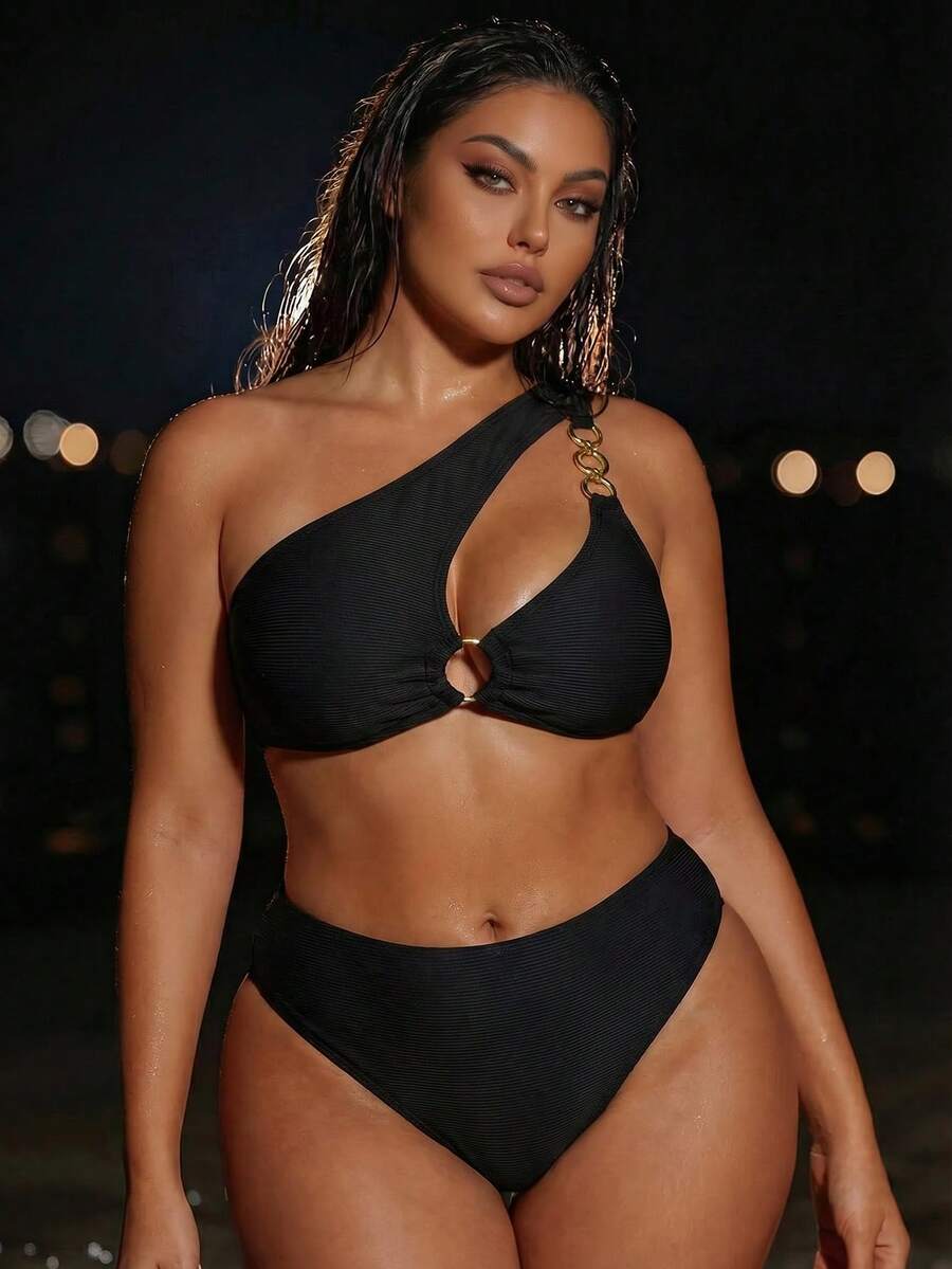Ženski kupaći bikini set 2 komada plus size